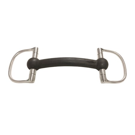 Jacks Imports Soft Rubber Mouth Dee Ring Bit 5" 21560R-5